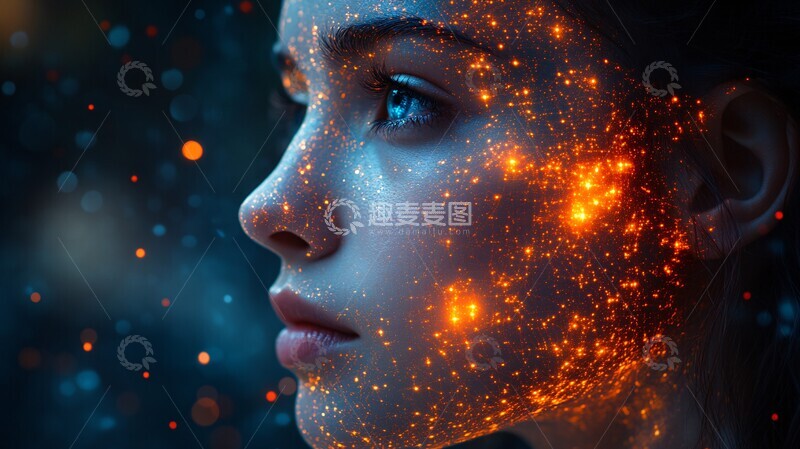 高清大图下载【趣麦麦图】人工智能背景4