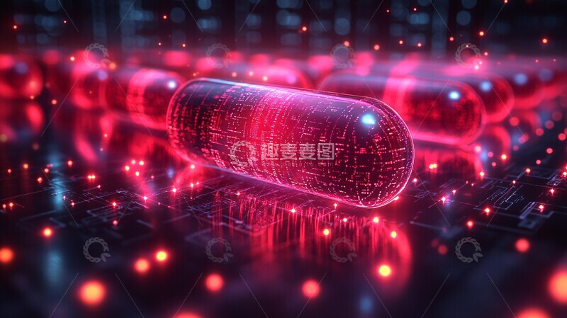 高清大图下载【趣麦麦图】智能医药分析