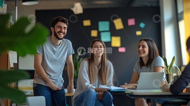 高清大图下载【趣麦麦图】企业人机协作2