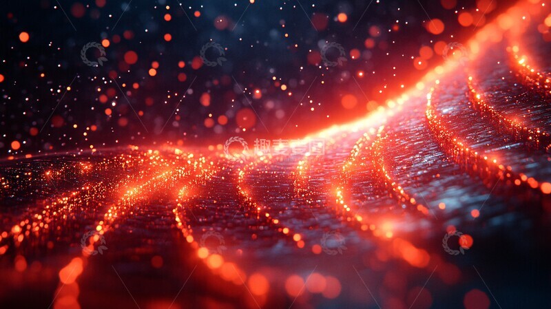 高清大图下载【趣麦麦图】光纤汇聚人工智能