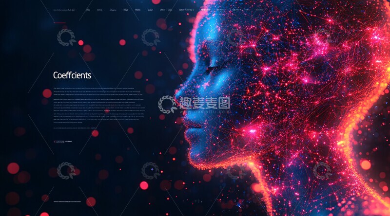 高清大图下载【趣麦麦图】系数神经网络头