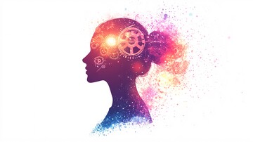 人像头脑齿轮光芒1