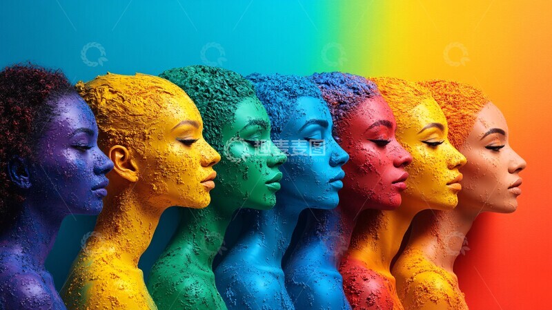 高清大图下载【趣麦麦图】多样性包容归属感