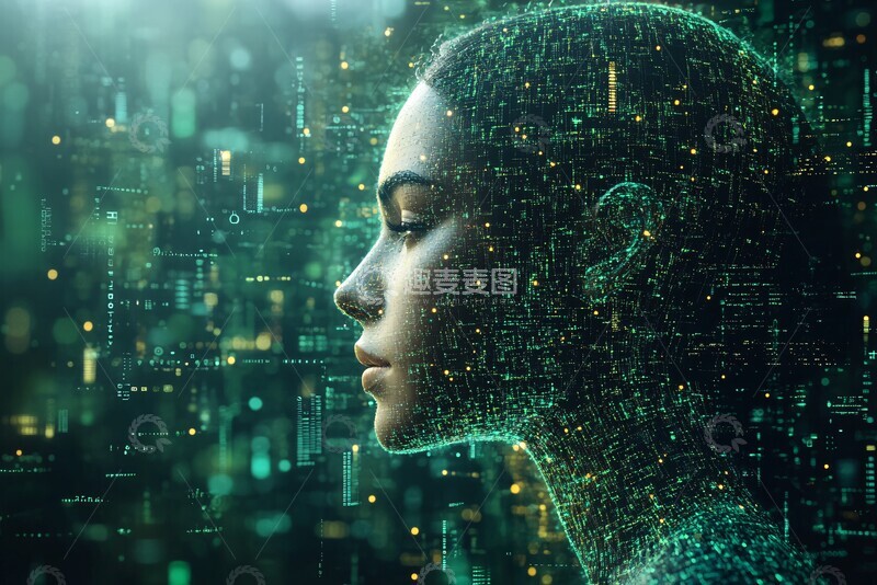 高清大图下载【趣麦麦图】数据流中的人像1