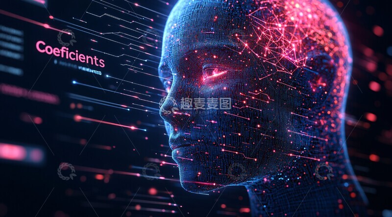 高清大图下载【趣麦麦图】系数神经网络头1