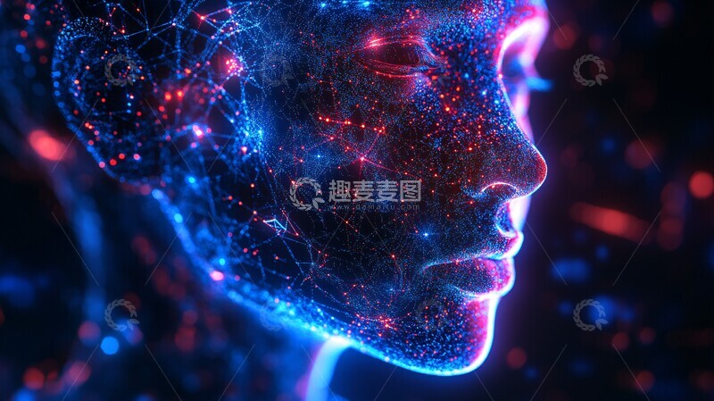 高清大图下载【趣麦麦图】神经网络人脸1