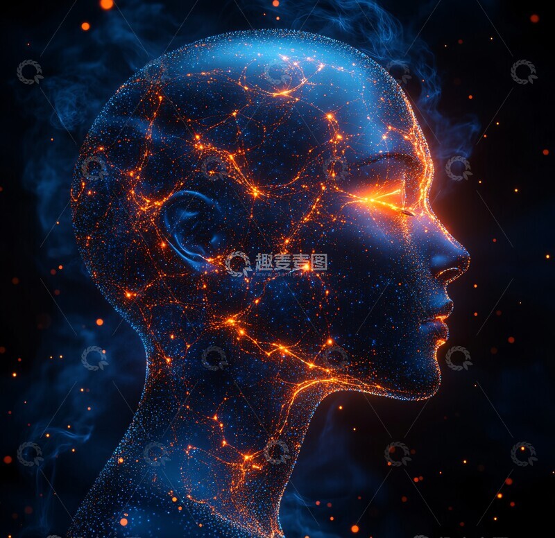 高清大图下载【趣麦麦图】人工智能连接1