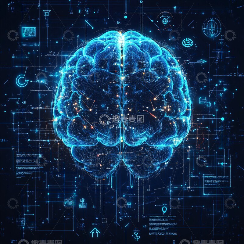 高清大图下载【趣麦麦图】神经蓝图神经蓝图设计1
