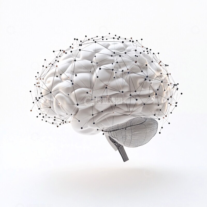 高清大图下载【趣麦麦图】人脑神经网络2