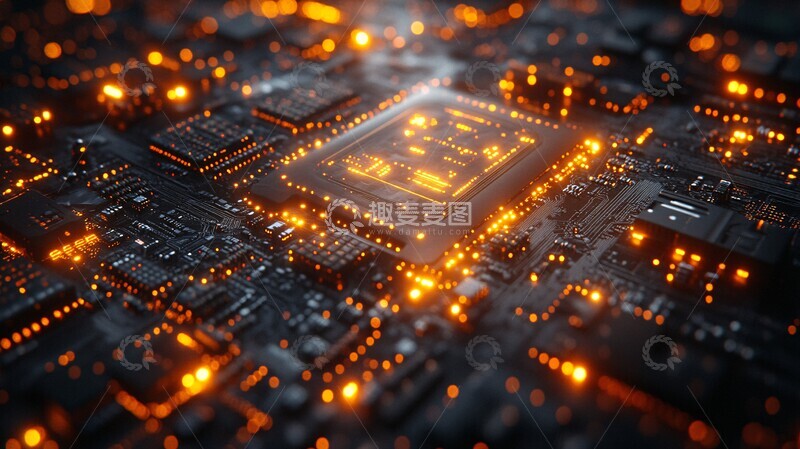 高清大图下载【趣麦麦图】神秘未来智能