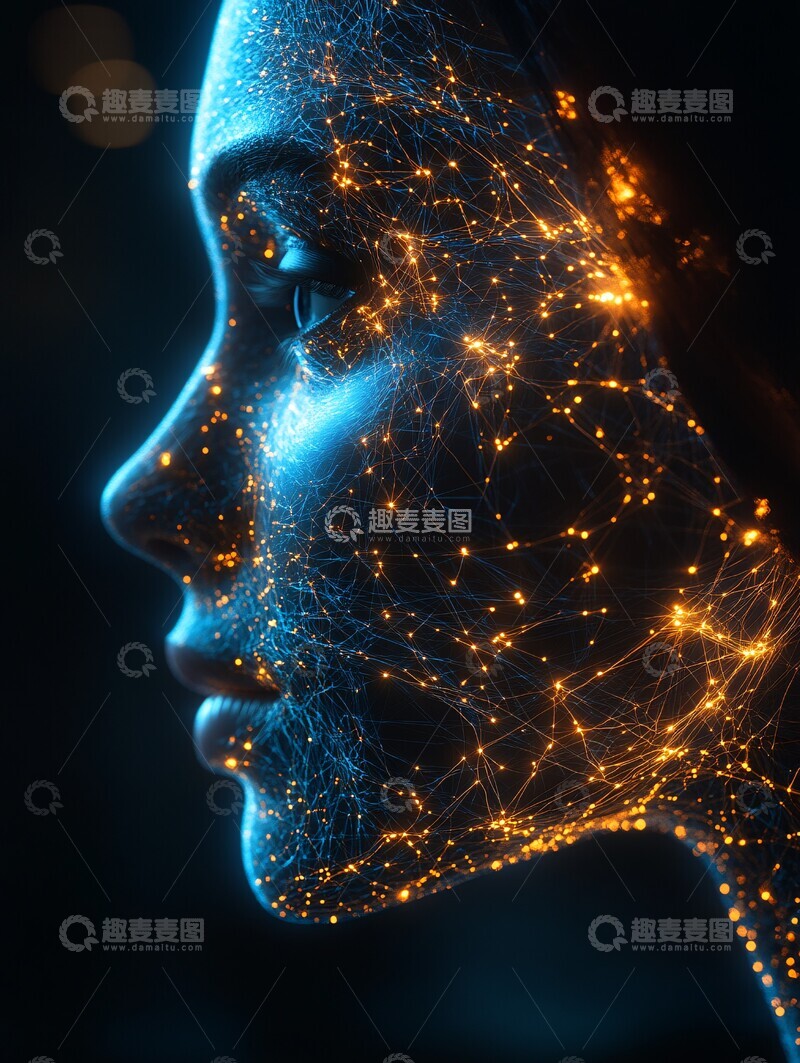 高清大图下载【趣麦麦图】人工智能与人脸