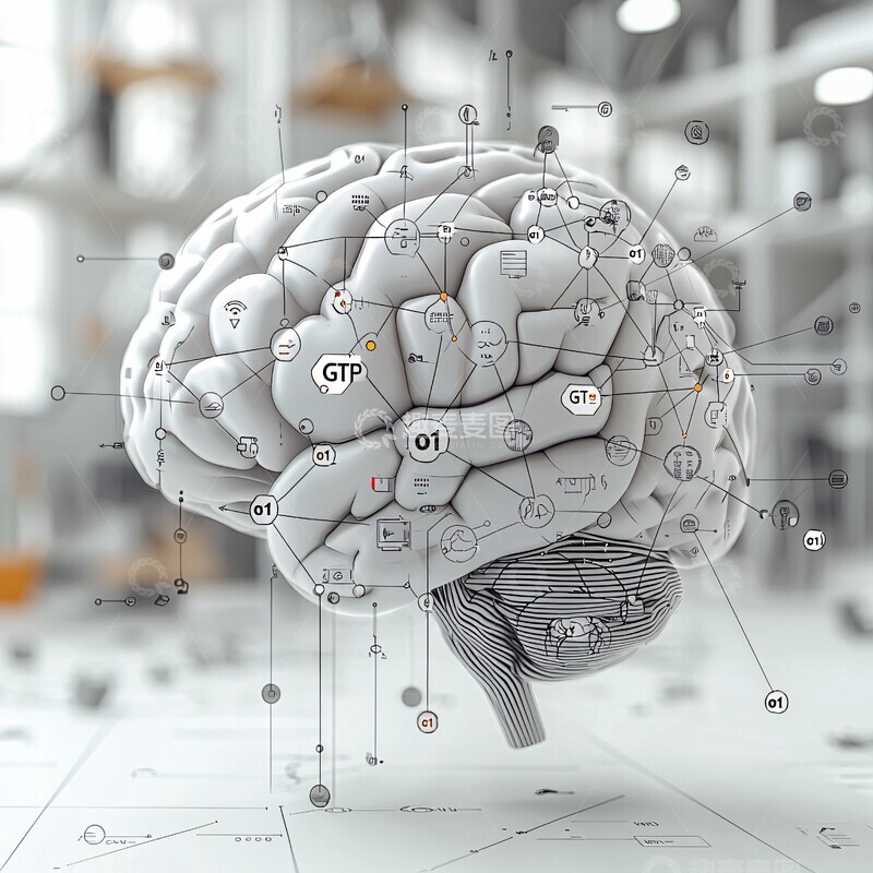 高清大图下载【趣麦麦图】大脑数据流大脑数据现代