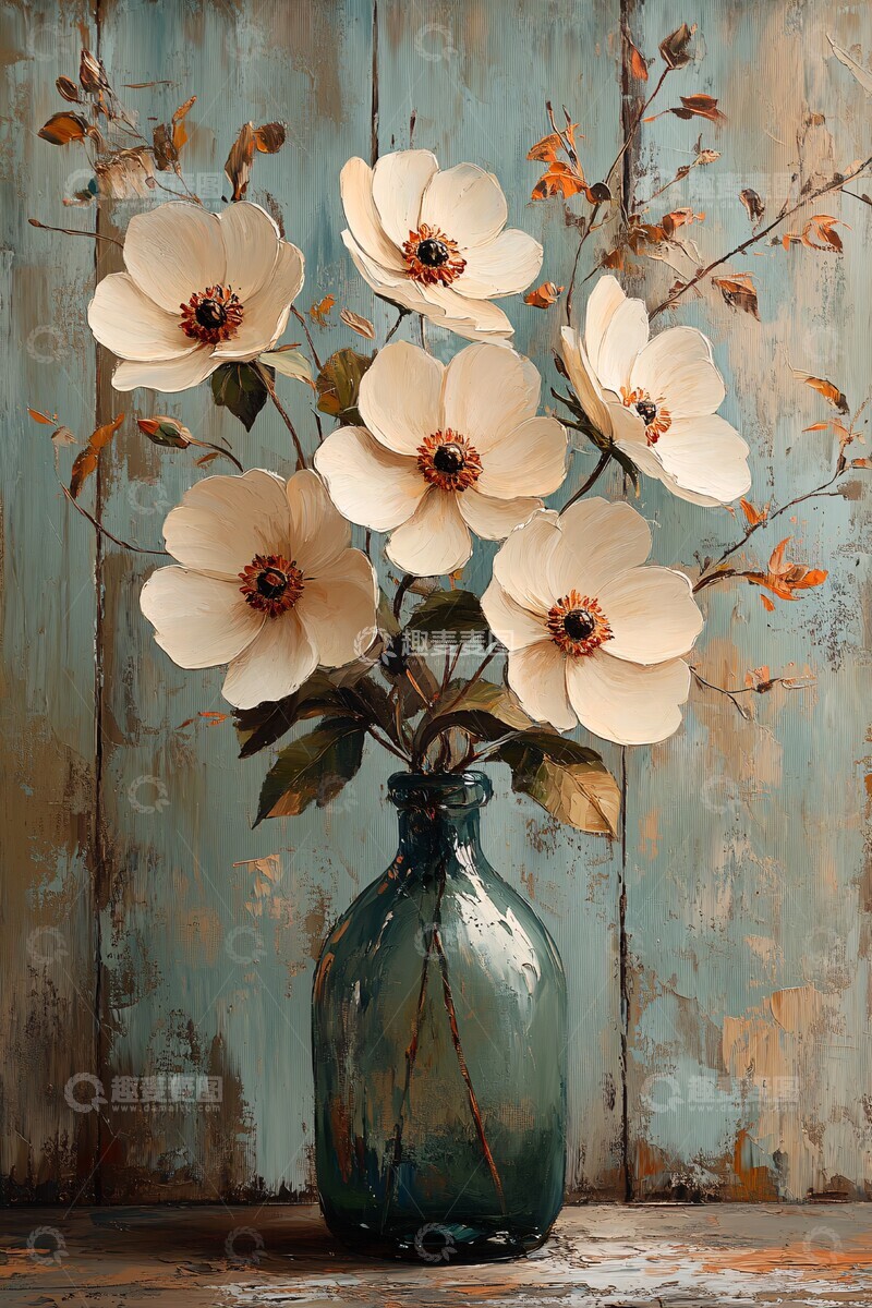 高清大图下载【趣麦麦图】现代花卉组合