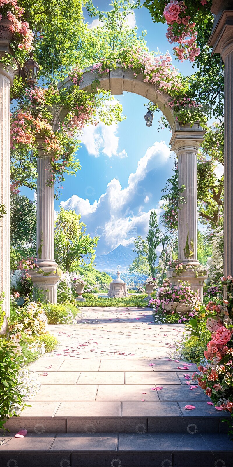 高清大图下载【趣麦麦图】花园婚礼场地2