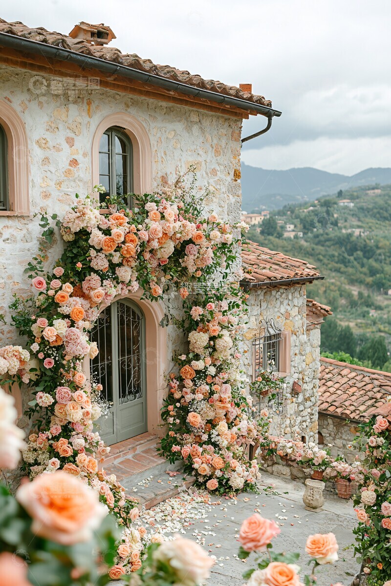 高清大图下载【趣麦麦图】浪漫花语婚礼晨光