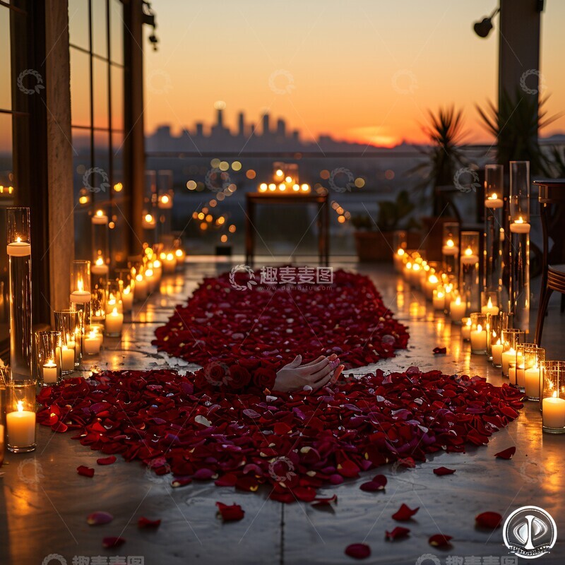 高清大图下载【趣麦麦图】红花海路花烛心