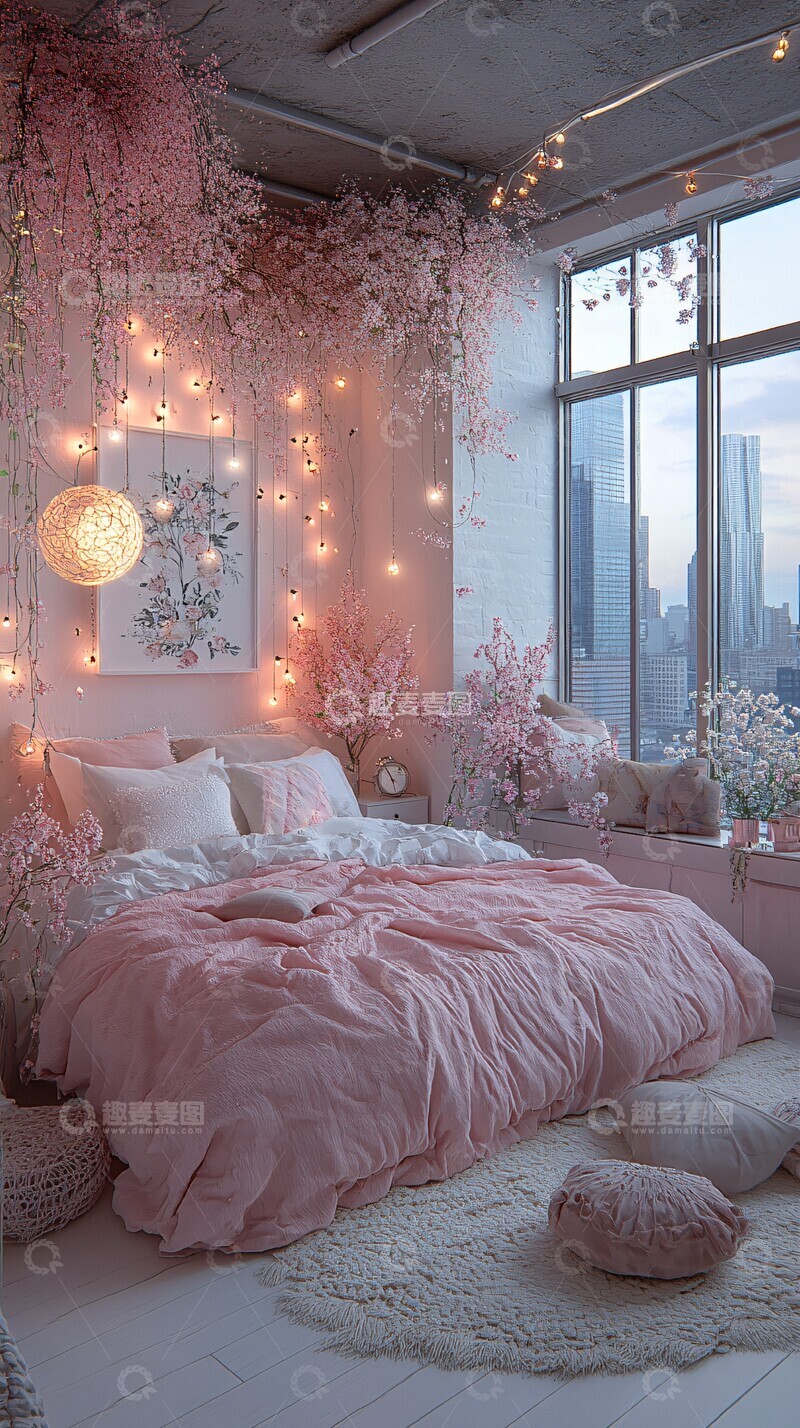 高清大图下载【趣麦麦图】月光卧室童话装饰2