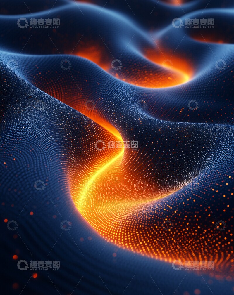 高清大图下载【趣麦麦图】深蓝漩涡隧道