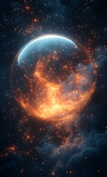 气泡星球发光图1