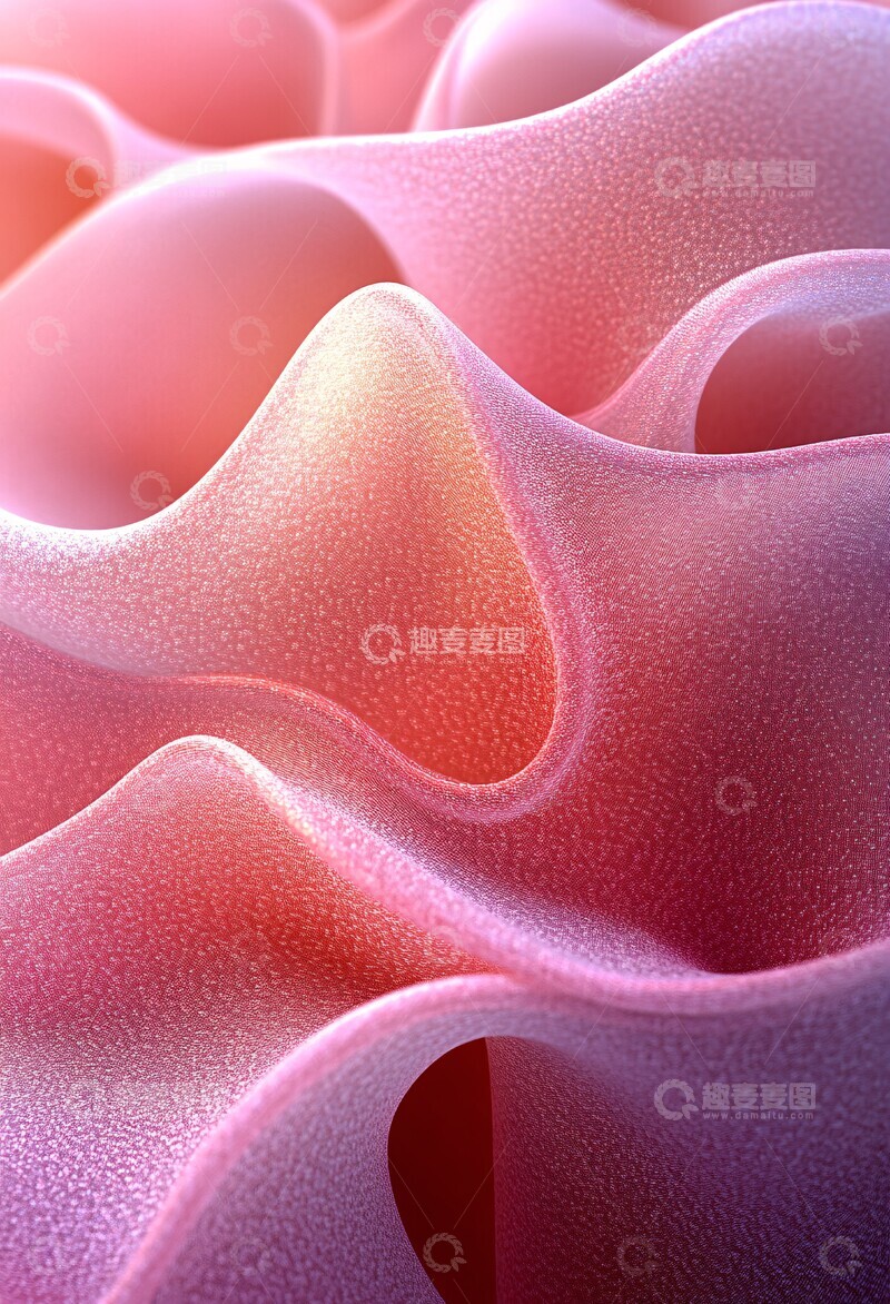 高清大图下载【趣麦麦图】粉红圆形抽象图案