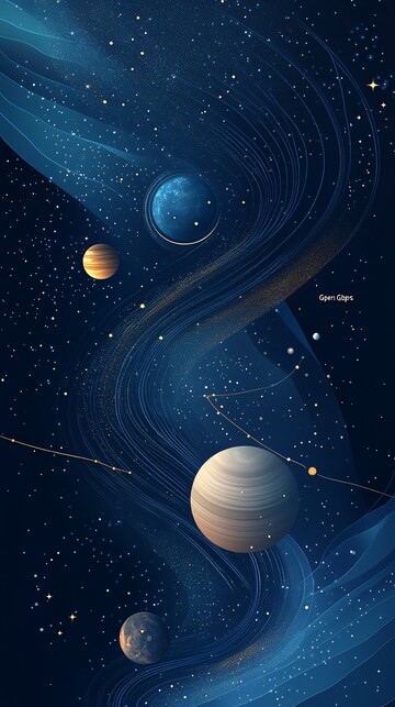 星际网络黑暗蓝色矢量1