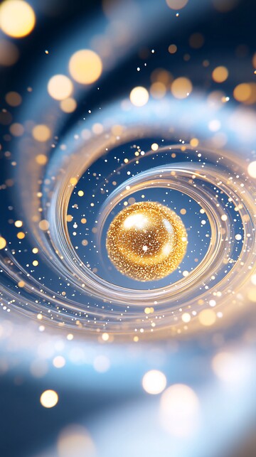 螺旋星系旋转轨迹1