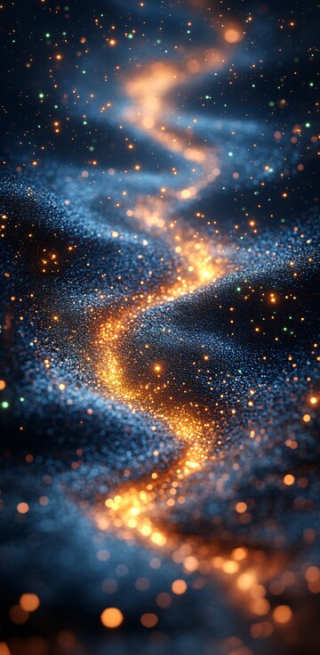 金色漩涡光线浮点2