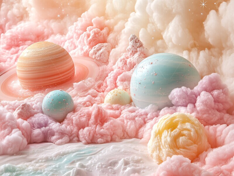 高清大图下载【趣麦麦图】梦幻星海梦幻星海背景1