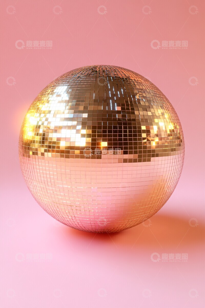 金色反光球金色反光球体