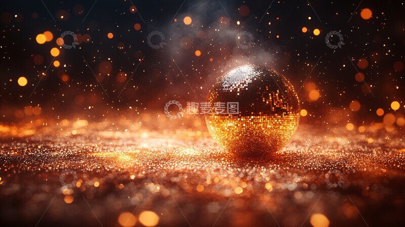 高清大图下载【趣麦麦图】金色迪斯科之夜1