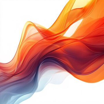 橙色曲线动感设计