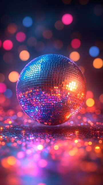 炫彩旋转迪斯科灯球2