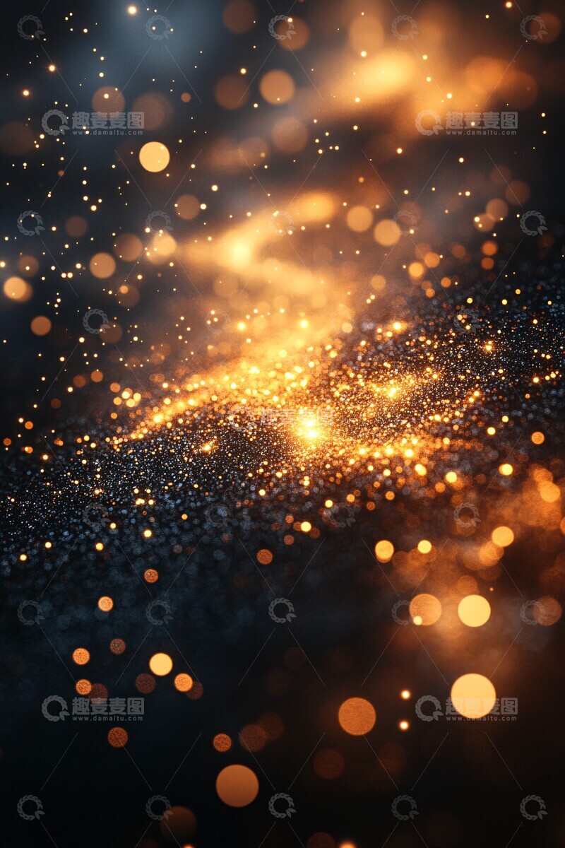 高清大图下载【趣麦麦图】黄金星芒闪烁1