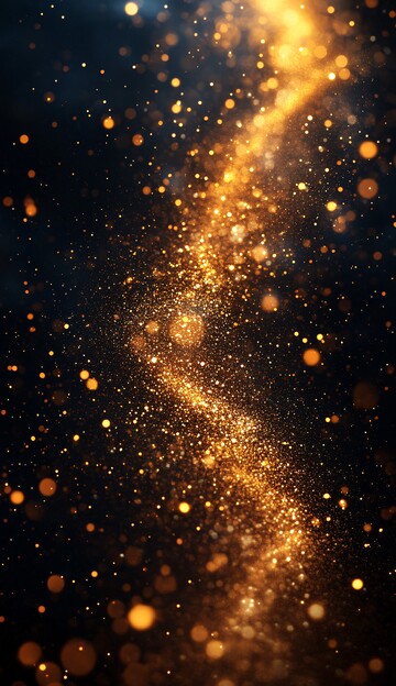 金粉飘落金粉飘落黑底1