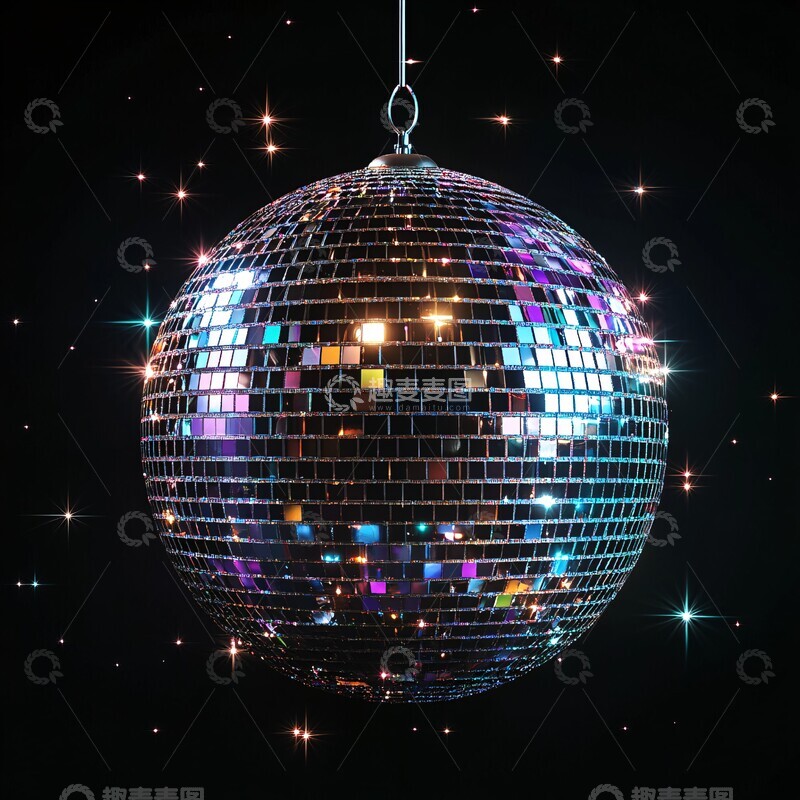 高清大图下载【趣麦麦图】闪耀迪斯科球2