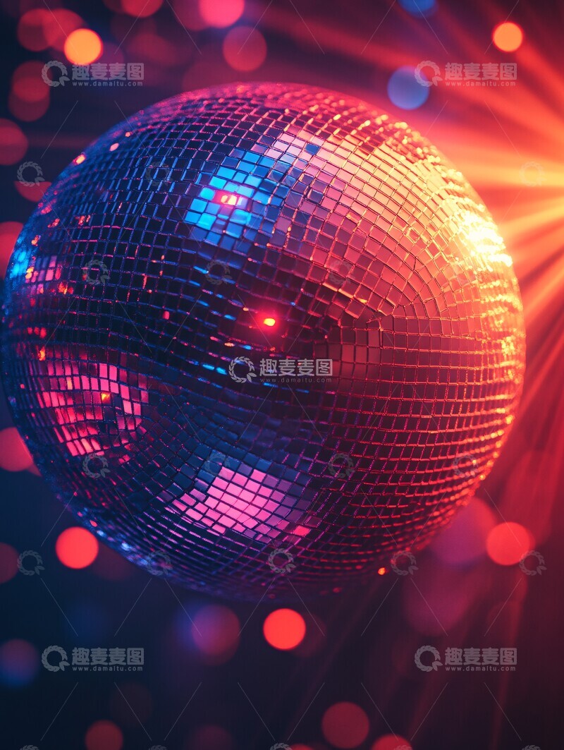 高清大图下载【趣麦麦图】巨型迪斯科球