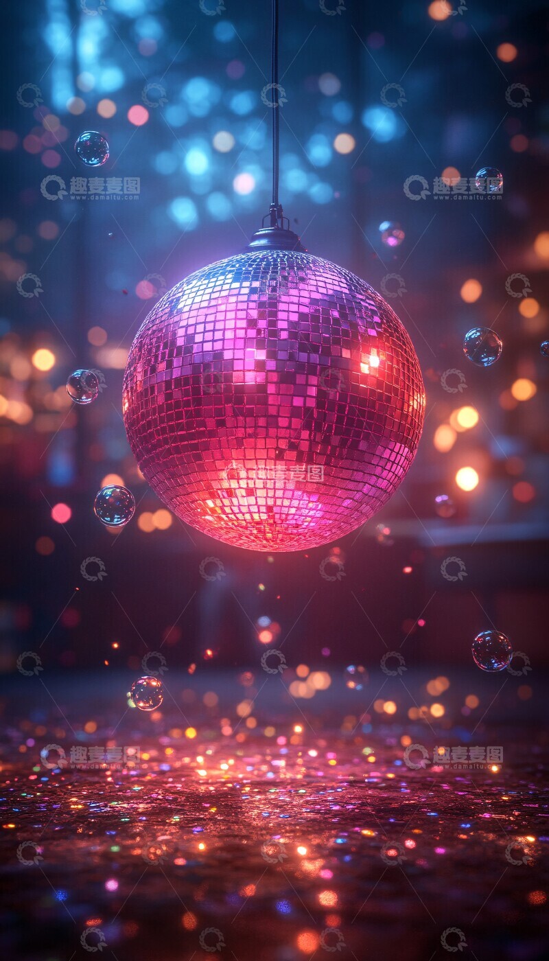 高清大图下载【趣麦麦图】迪斯科球派对2