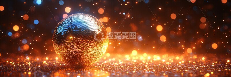 高清大图下载【趣麦麦图】迪斯科球艺术特写2