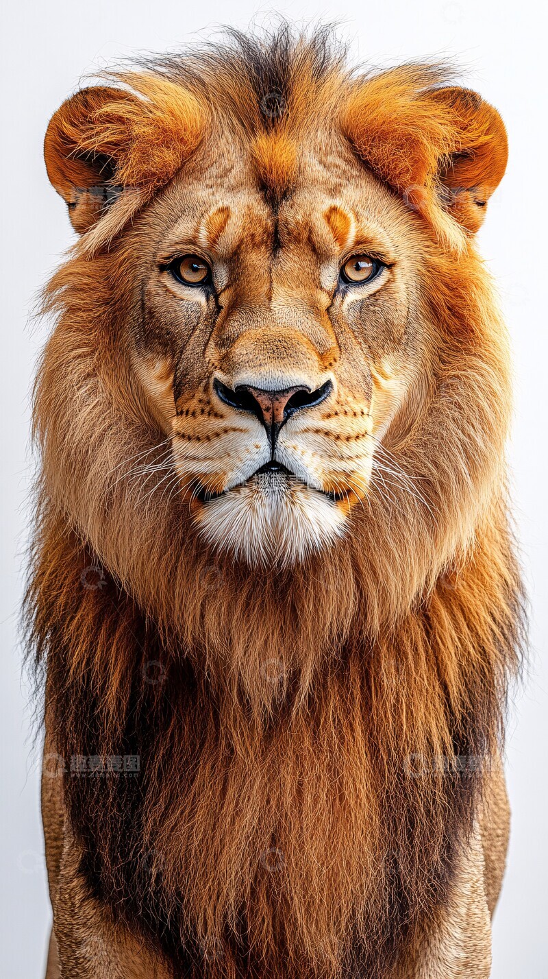 高清大图下载【趣麦麦图】巨狮全身照巨狮全身白底2