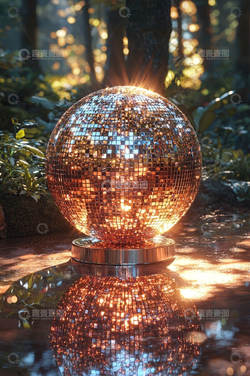 高清大图下载【趣麦麦图】闪耀的迪斯科球