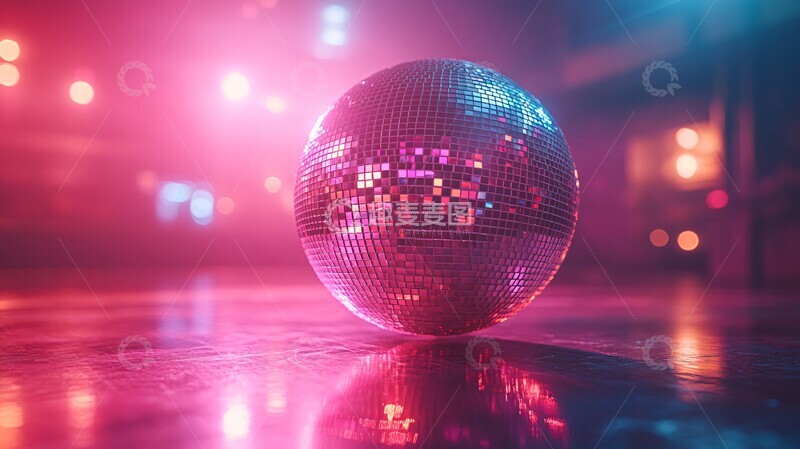 高清大图下载【趣麦麦图】夜店镜球光影1