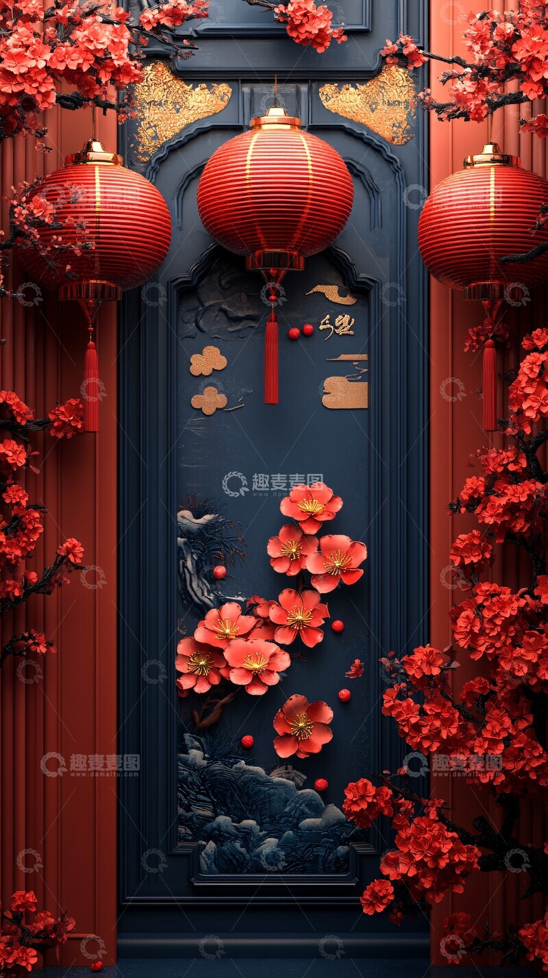 高清大图下载【趣麦麦图】数字生日邀请设计2