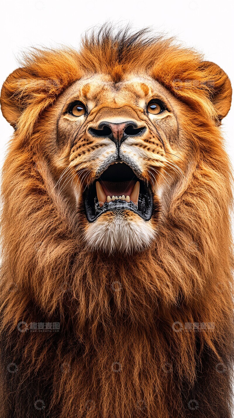 高清大图下载【趣麦麦图】巨狮全身照巨狮全身白底1