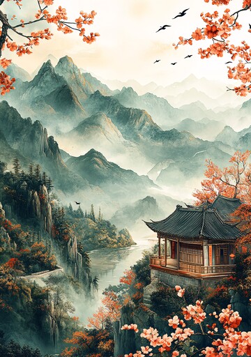 燕飞山河春意浓1