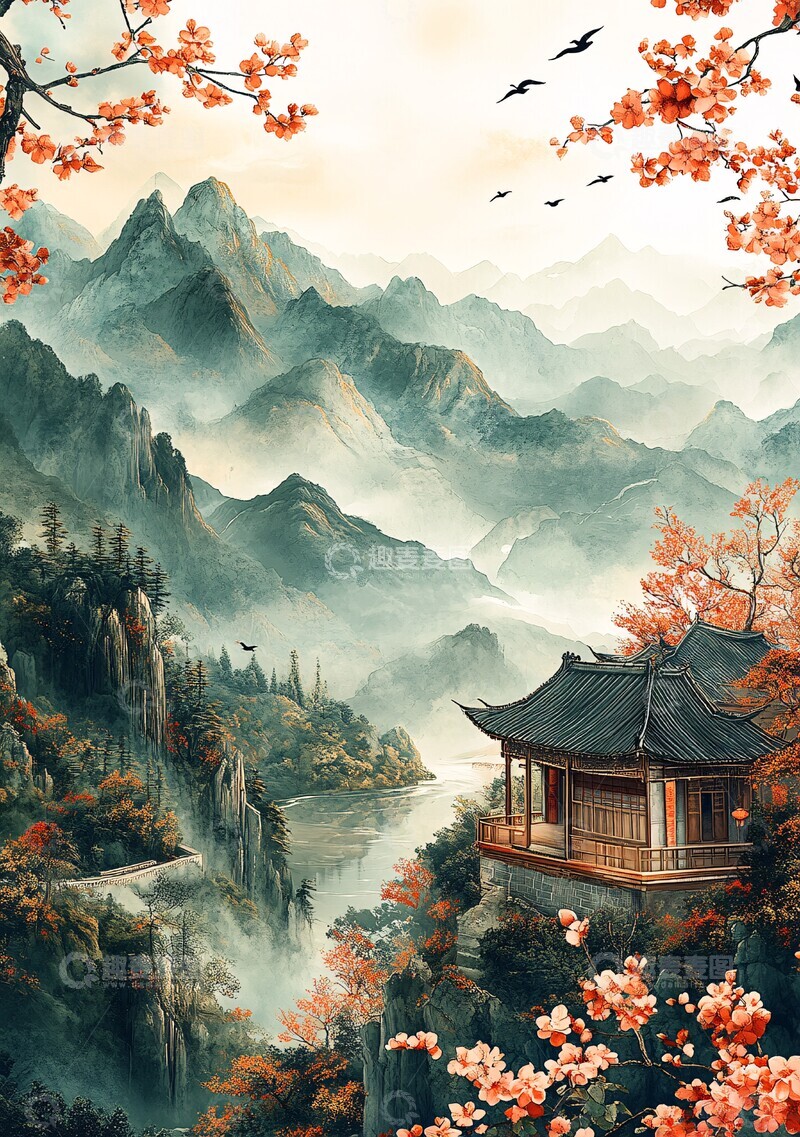 燕飞山河春意浓1