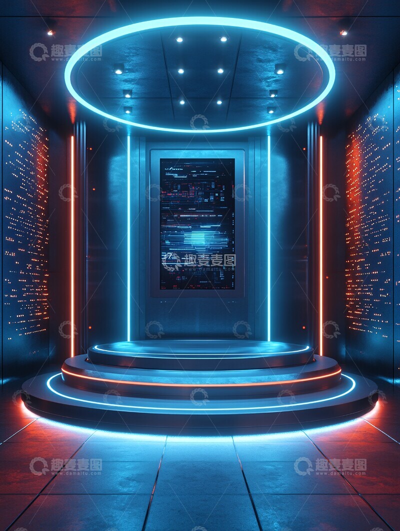 高清大图下载【趣麦麦图】嵌入式屏幕展台