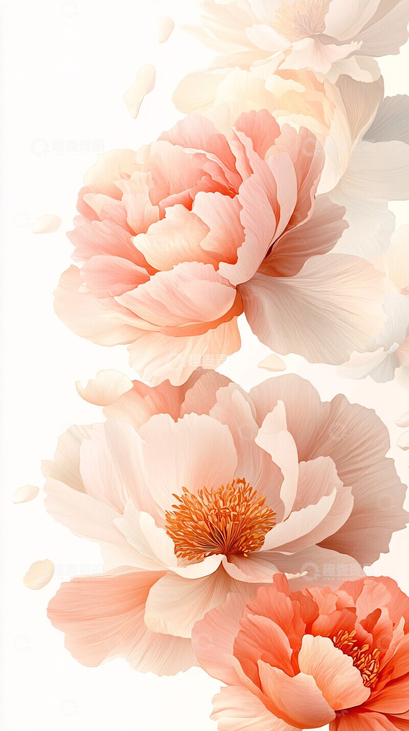 高清大图下载【趣麦麦图】白牡丹梦幻花艺1