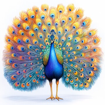 彩虹孔雀彩虹孔雀彩笔1