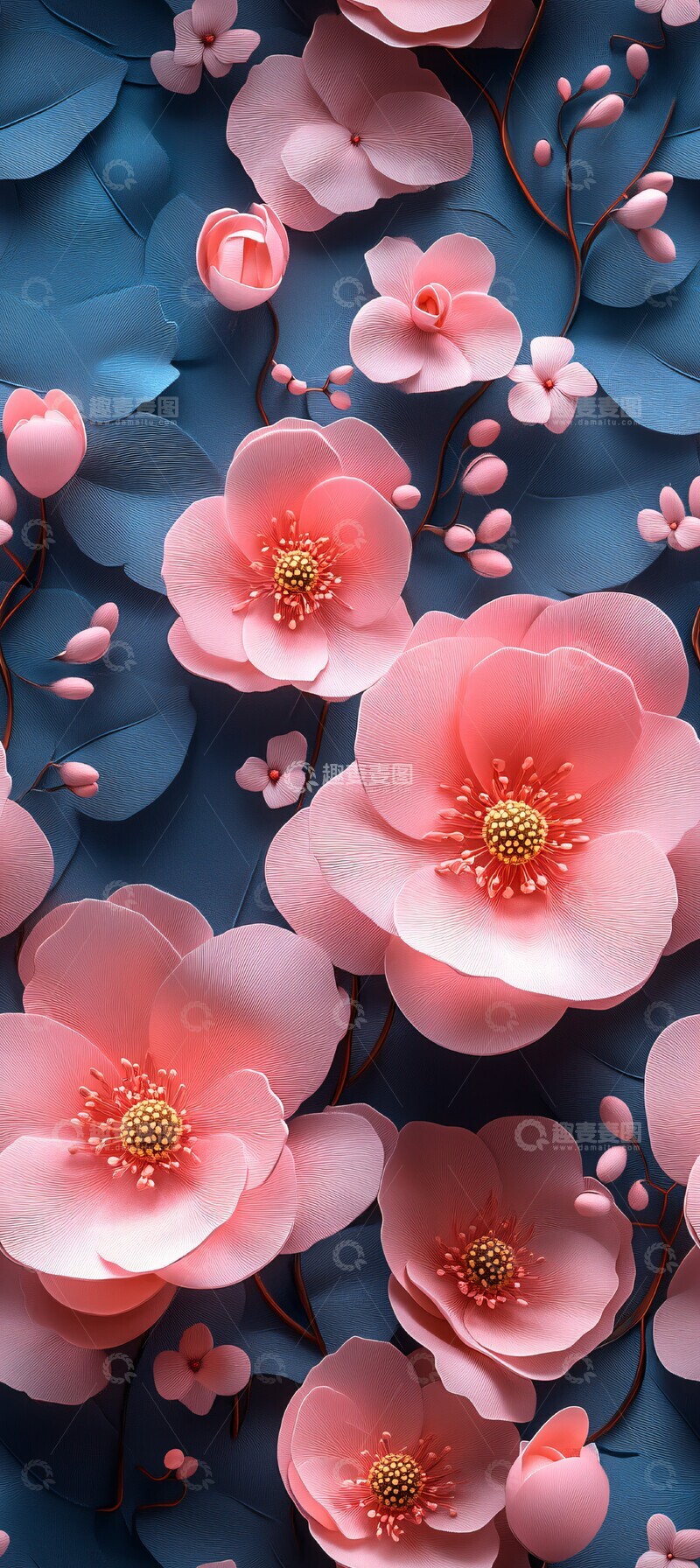 高清大图下载【趣麦麦图】花卉簇拥顶视图1