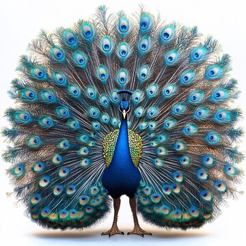 孔雀开屏孔雀开屏尾羽1